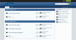 Desktop Screenshot of forum.crystal-scripts.com